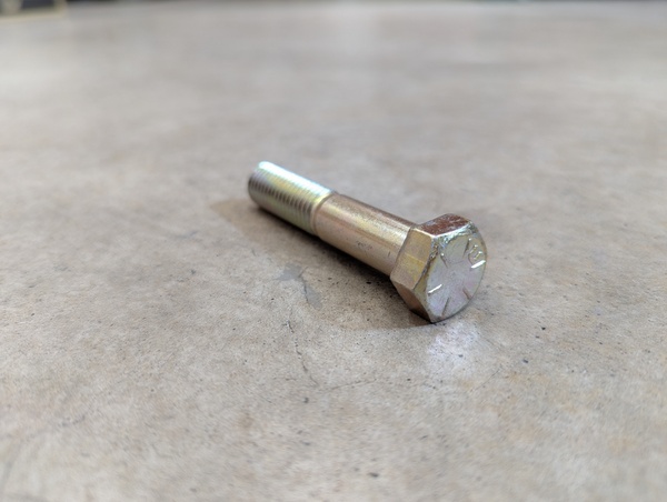 5/16-18 X 1" HEX HEAD CAP SCREW GRADE 8 YELLOW ZINC PLATED